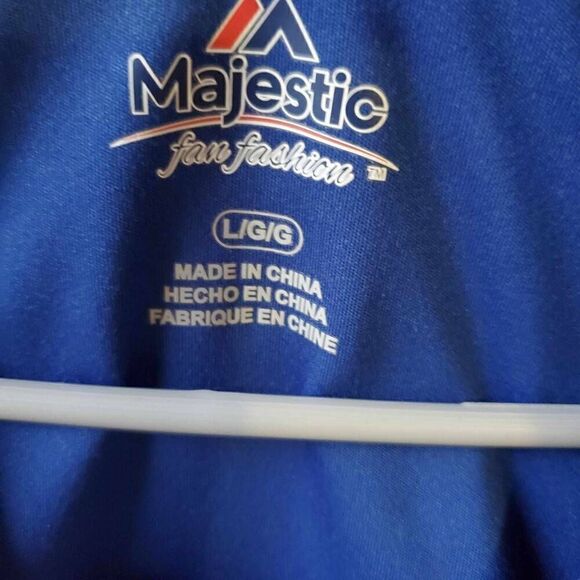 NFL Majestic Colts Indianapolis Jersey Lace Up Shirt Womens SZ L - Picture 5 of 8